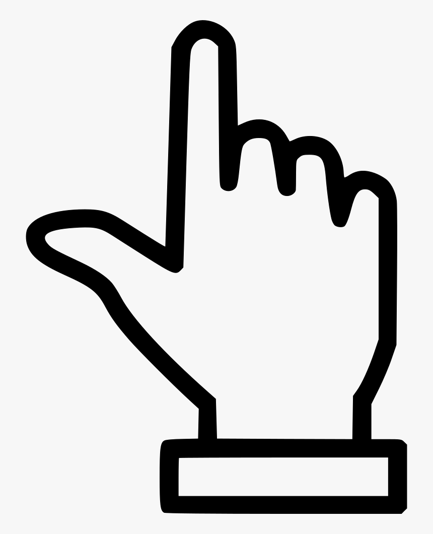 Hand Pointing Up Svg - Hand Pointing Up Icon, HD Png Download, Free Download