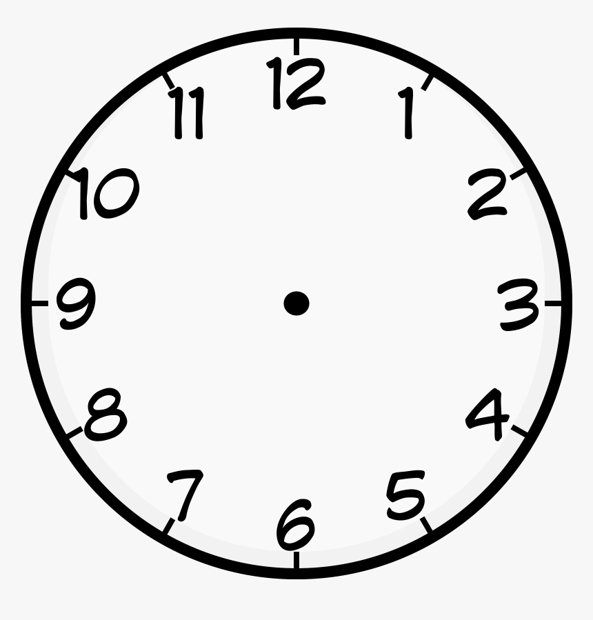 Clipart Clock Time Travel - Clock Face Clip Art, HD Png Download, Free Download