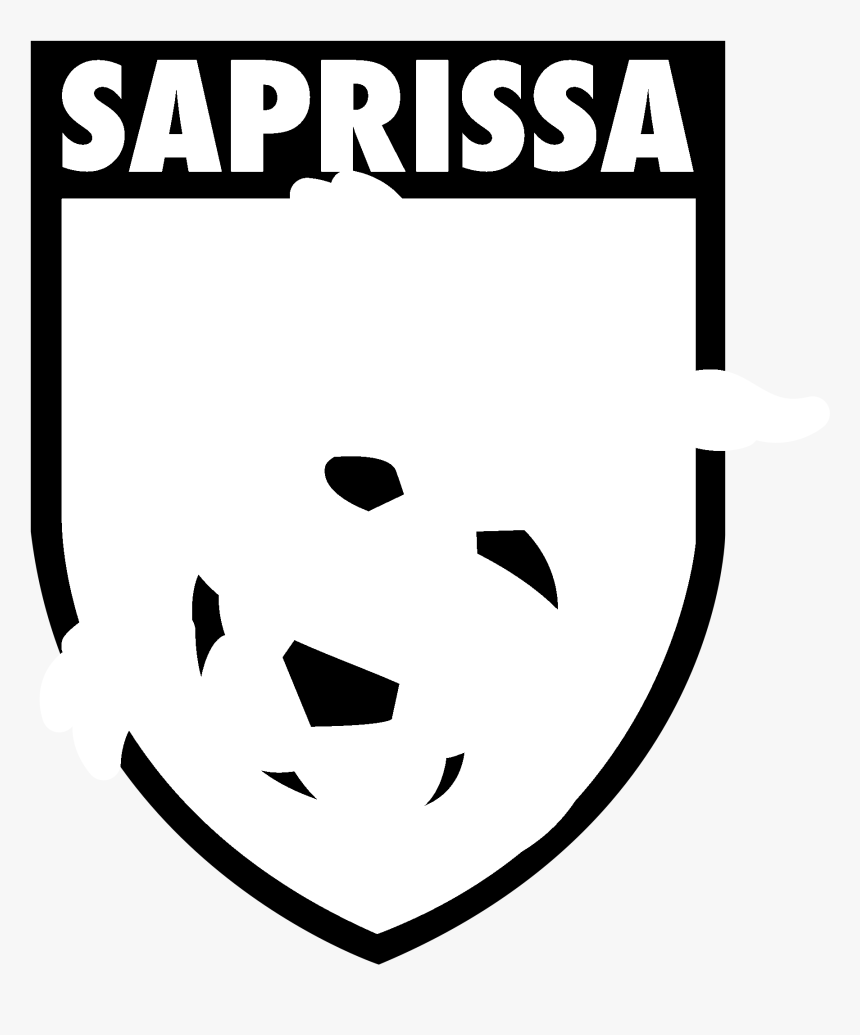 Saprissa Logo Black And White - Circle, HD Png Download, Free Download