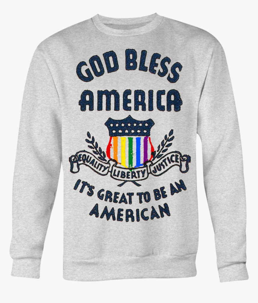 God Bless America It"s Great To Be An American Lgbt - Long-sleeved T-shirt, HD Png Download, Free Download