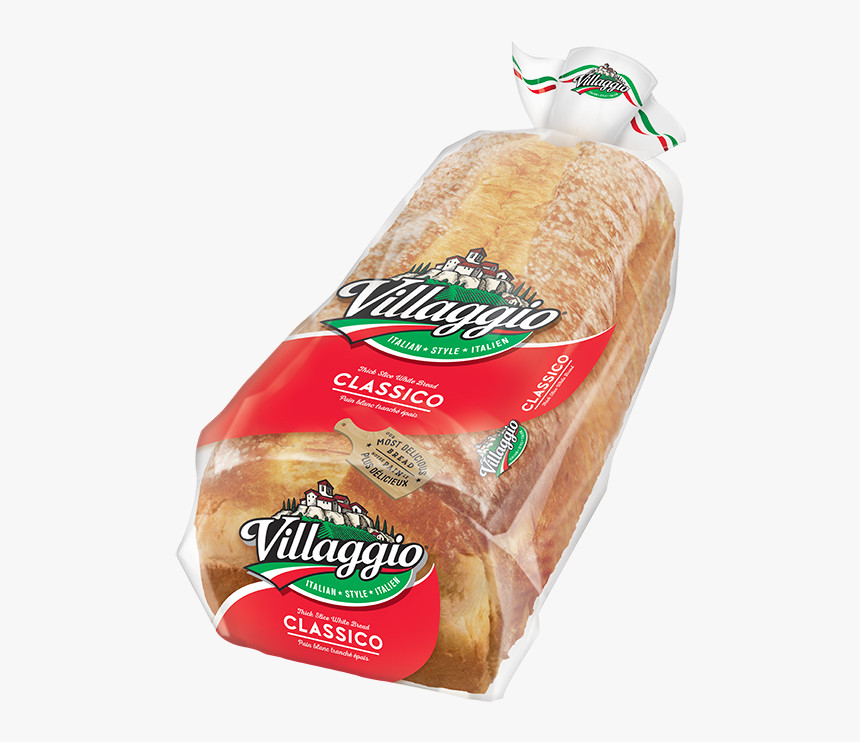 Villaggio® Original Thick Sliced Italian Style White - Villaggio Whole Wheat Bread, HD Png Download, Free Download