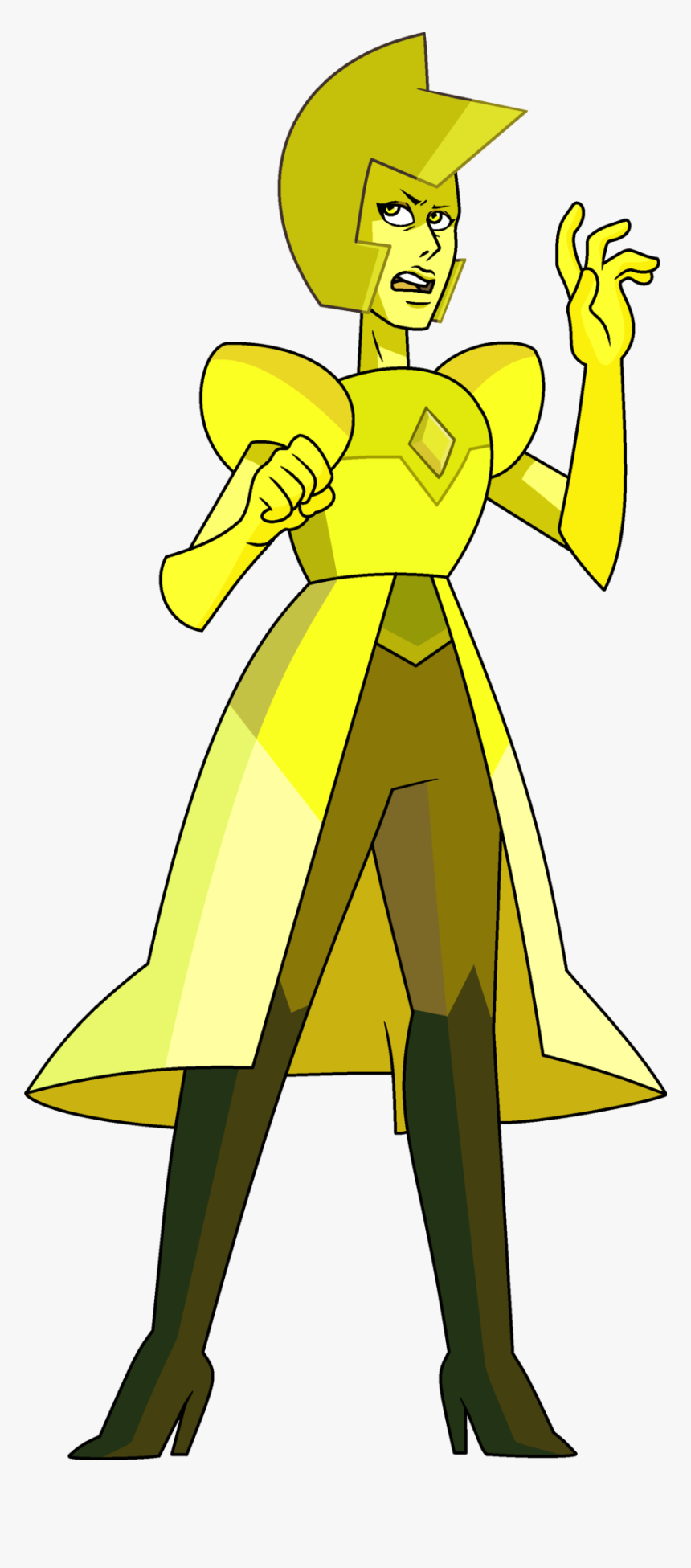 Yellow Diamond Su Gem , Png Download - Steven Universe Genderbend Diamond, Transparent Png, Free Download