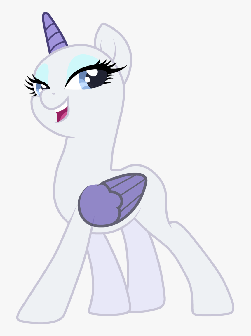 Transparent My Little Pony Clipart Black And White - Mlp Movie Rarity Base, HD Png Download, Free Download