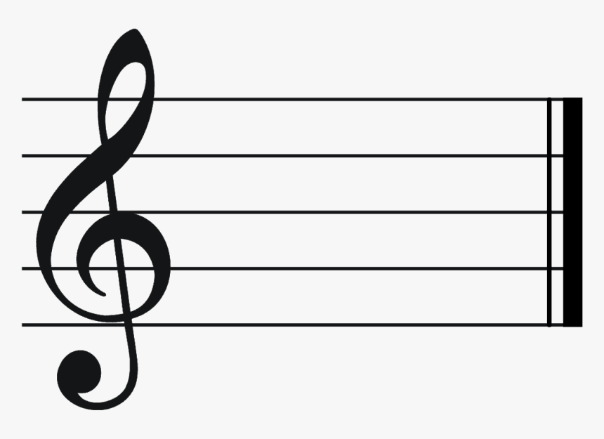 Transparent Pentagrama Musical Png - Treble Clef, Png Download, Free Download