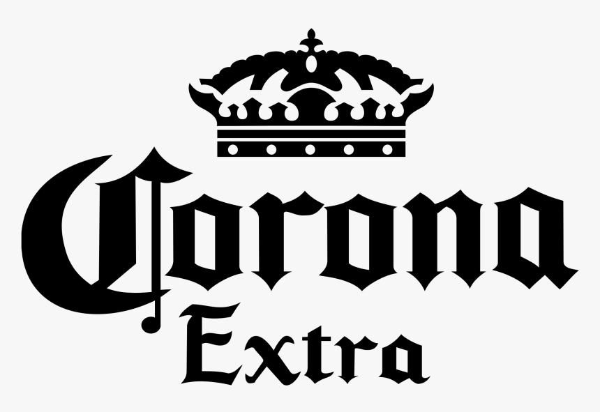 Corona Extra Logo Png Transparent - Logo Corona Extra Negro, Png Download, Free Download