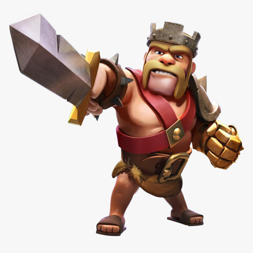 Clash Of Clans Barbarian King Png, Transparent Png, Free Download