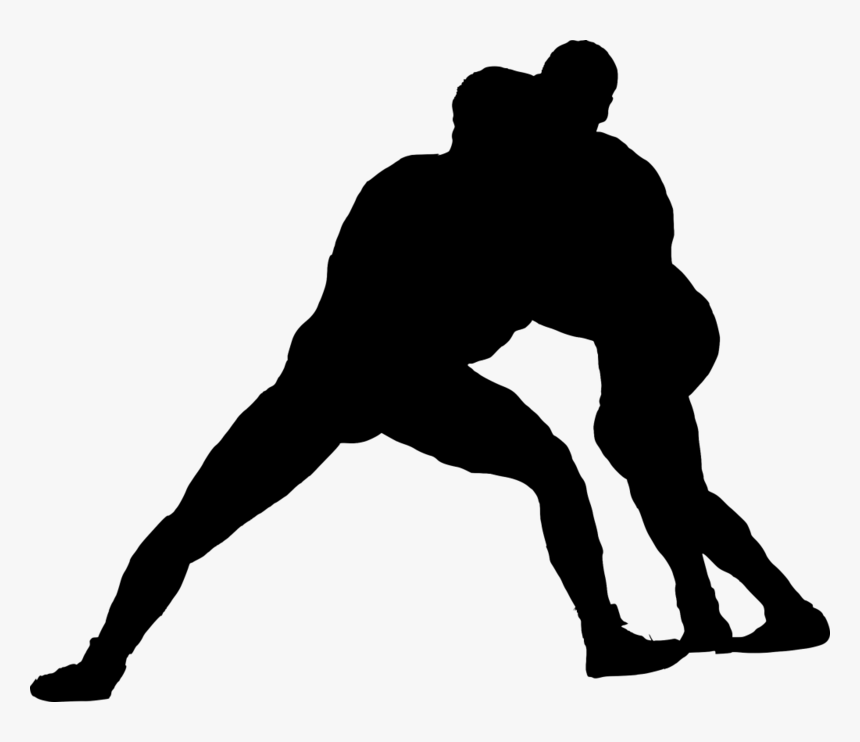 Wrestling Silhouette Transparent, HD Png Download, Free Download