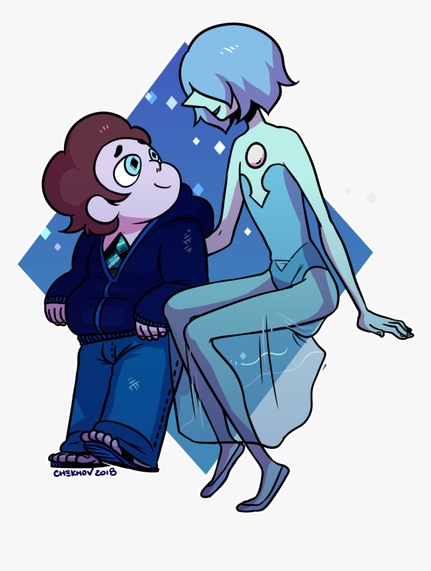 Steven Art,pearl ,su Персонажи,yellow Pearl,blue Pearl,white - Steven Universe Au White Steven, HD Png Download, Free Download