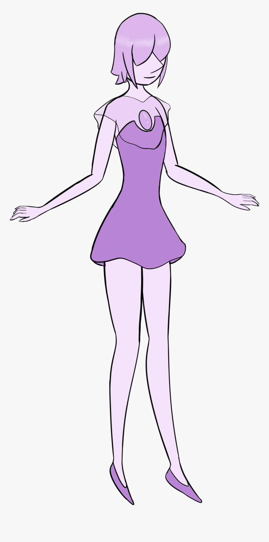 Lavender Pearl, Su Gemsona, Outfit - Cartoon, HD Png Download, Free Download
