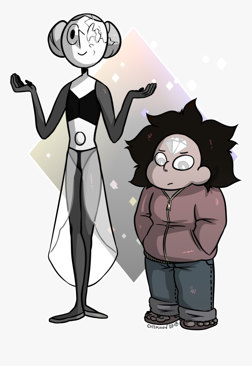 Steven Art,pearl ,su Персонажи,yellow Pearl,blue Pearl,white - Steven Universe White Diamond Au, HD Png Download, Free Download