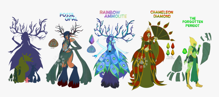 Ce Opal And Chameleon Diamond Fusion By Ⓒ - Chameleon Diamond Steven Universe, HD Png Download, Free Download