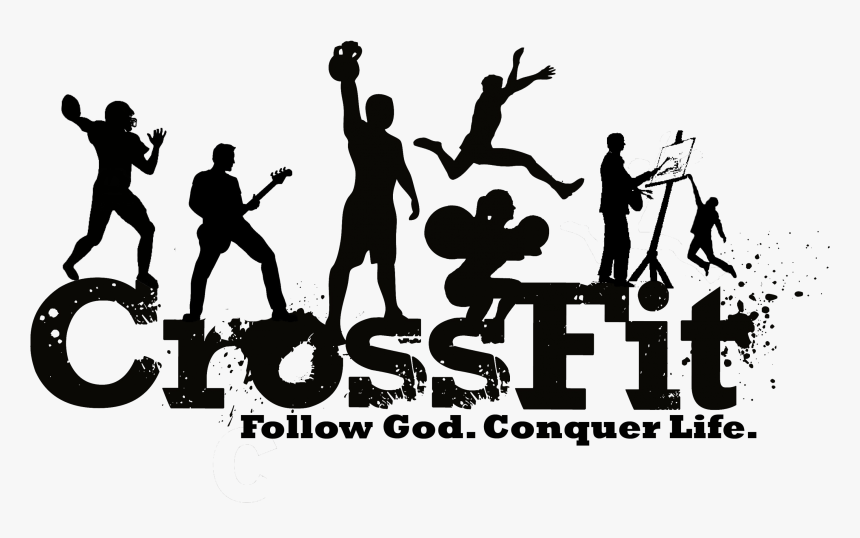 Crossfit Drums Fitness Centre Crossfit Bloemfontein - Bass Guitar Player Silhouette, HD Png Download, Free Download