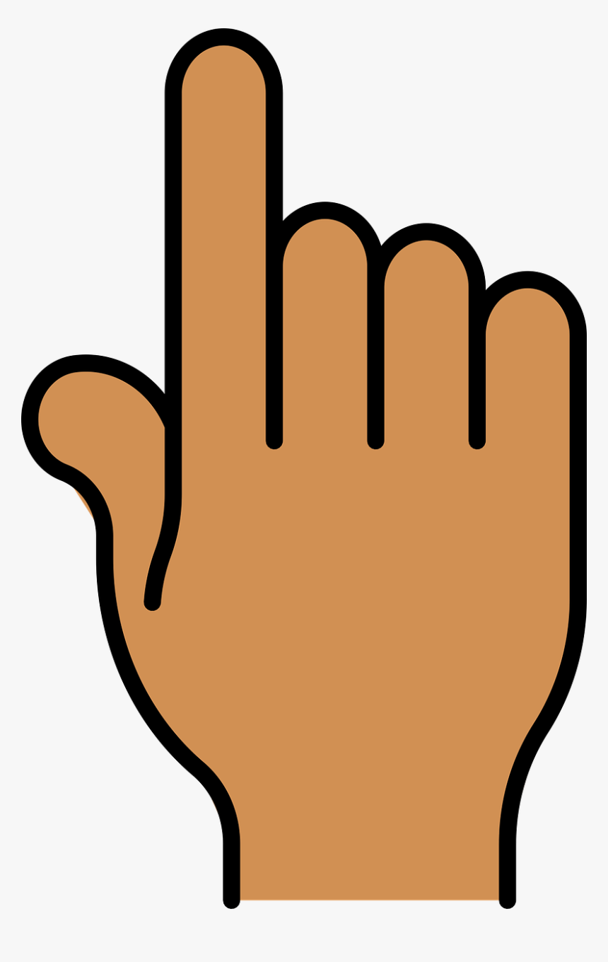 Index Finger Pointer Click Hand Png Image - Pointer Finger Clipart, Transparent Png, Free Download