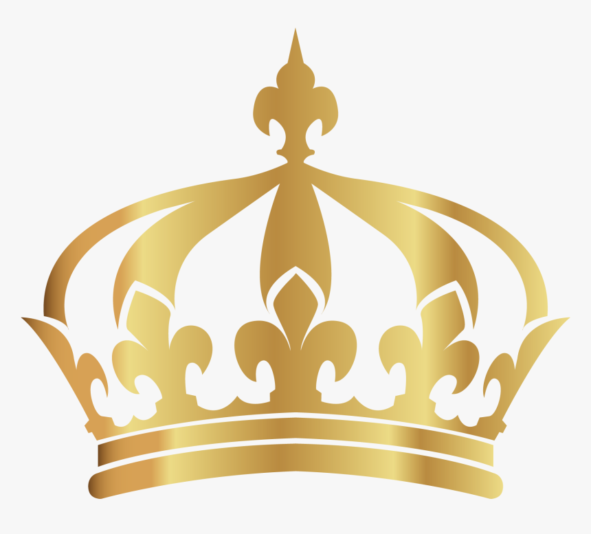 Vector Hand Painted Gold Crown Png Download Transparent