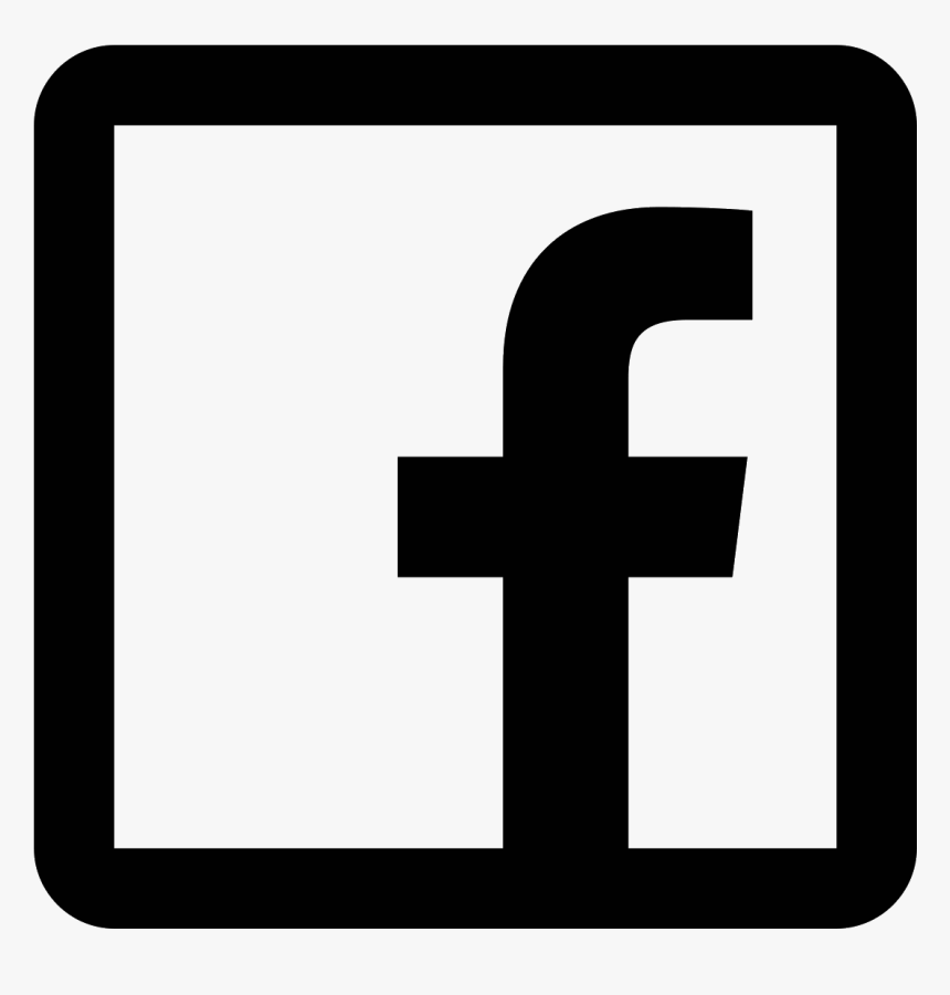 Computer Icons Facebook Like Button Clip Art - Black Facebook Logo Transparent, HD Png Download, Free Download