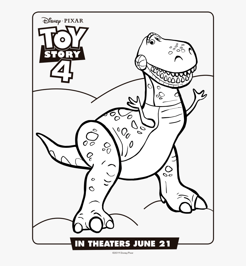 Personajes Toy Story 4 Para Colorear Imprimir Dibujos - Printable Toy Story 4 Coloring Pages, HD Png Download, Free Download