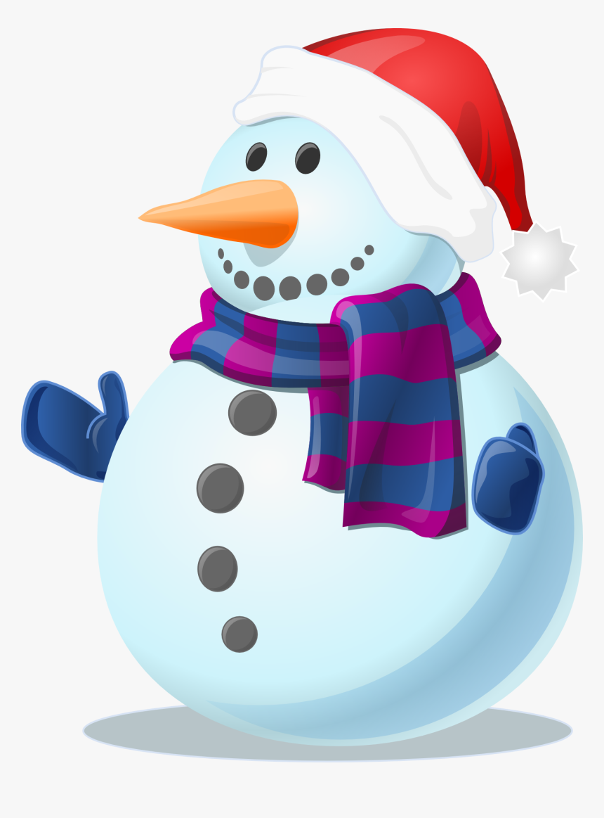 Christmas Snowman Clip Art - Snowman Png, Transparent Png, Free Download