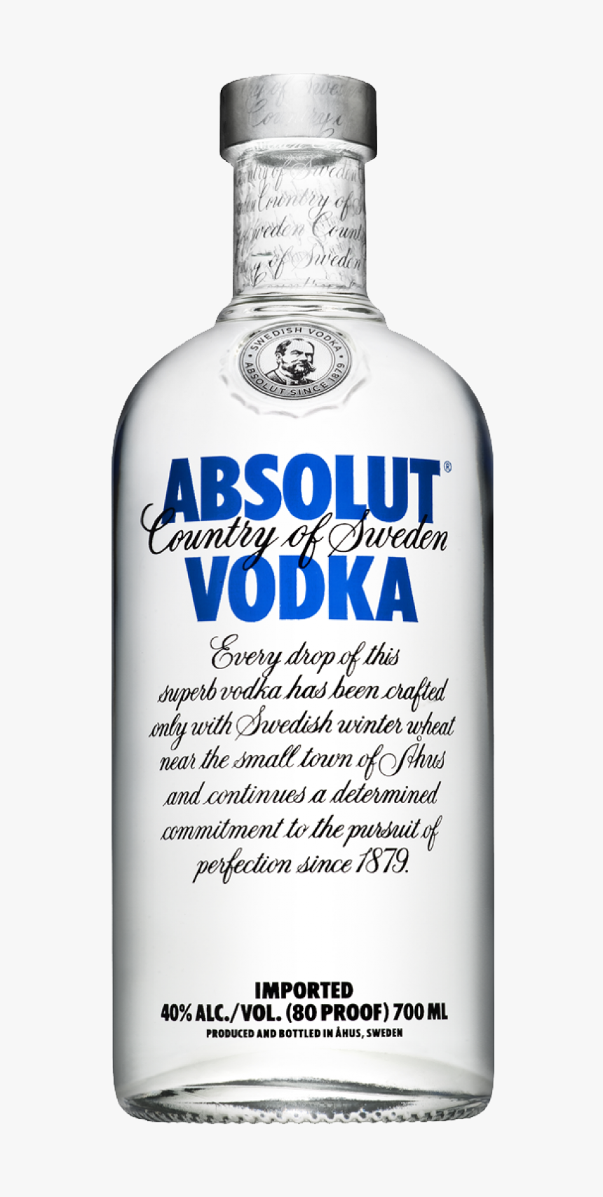 Vodka Png - Absolut Vodka 0 7 Png, Transparent Png, Free Download