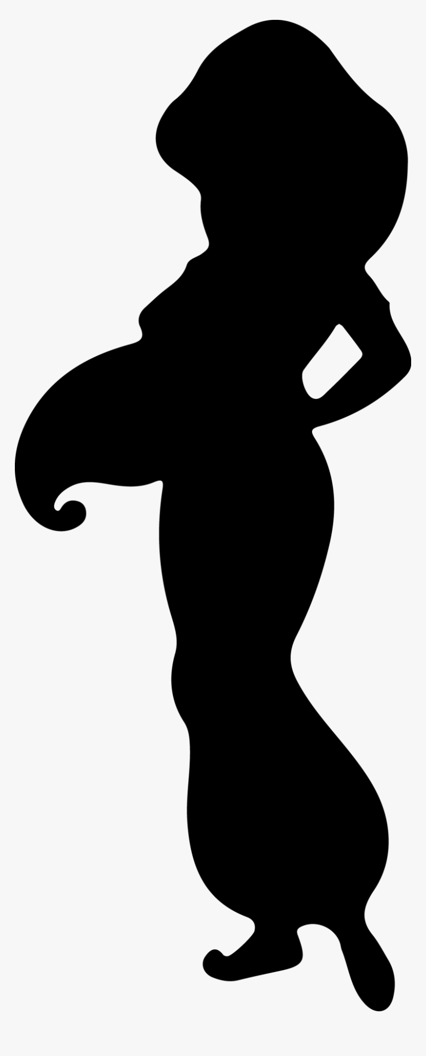 Princess Jasmine Rapunzel Belle Cinderella Elsa - Jasmine Disney Princess Silhouette, HD Png Download, Free Download