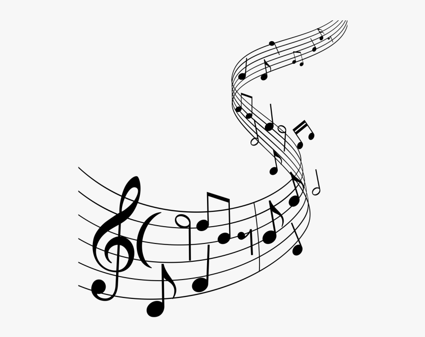 Musical Note Staff Clip Art - Transparent Background Music Notes Transparent, HD Png Download, Free Download