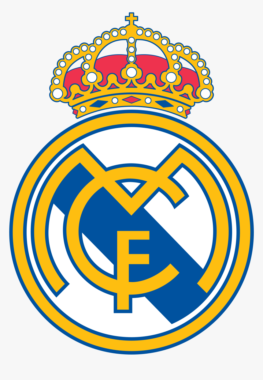 Real Madrid Cf Logo, Logotipo, Crest, Logotype - Real Madrid Logo, HD Png Download, Free Download