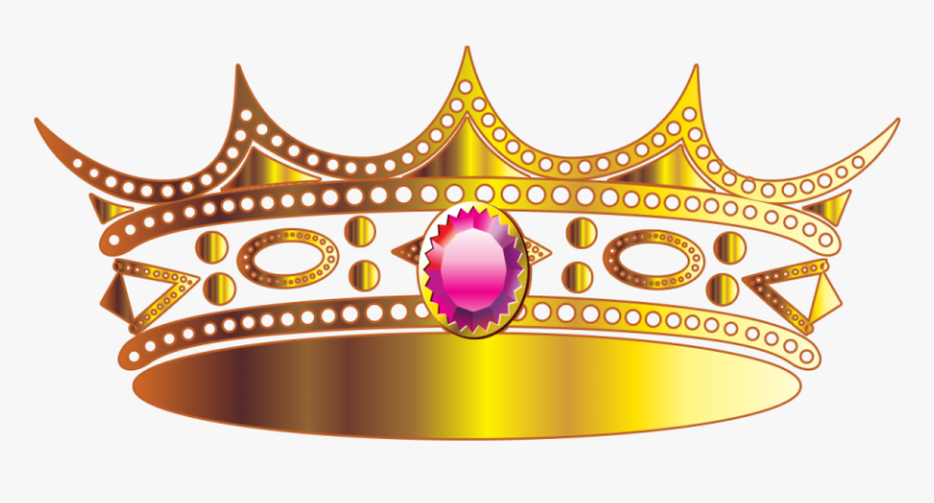 Gold Crown Png - Gold Transparent Background Crown Png, Png Download, Free Download