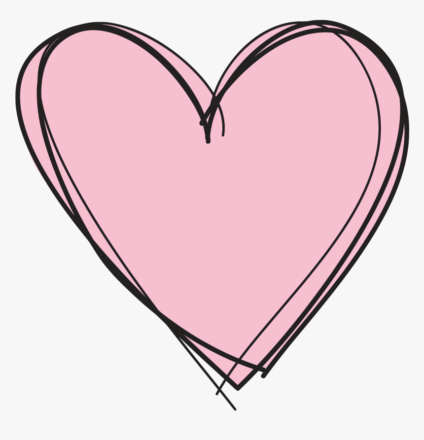 Transparent Heart Pink Png - Heart Pink Transparent Background, Png Download, Free Download