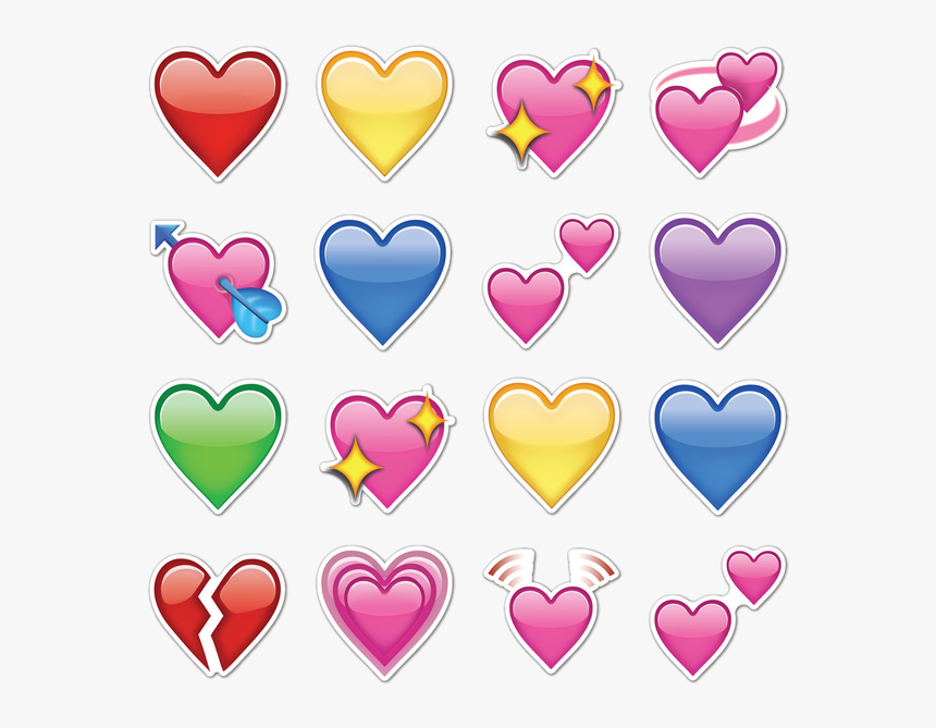 Made Them Transparent - Corazones Emojis De Whatsapp, HD Png Download, Free Download