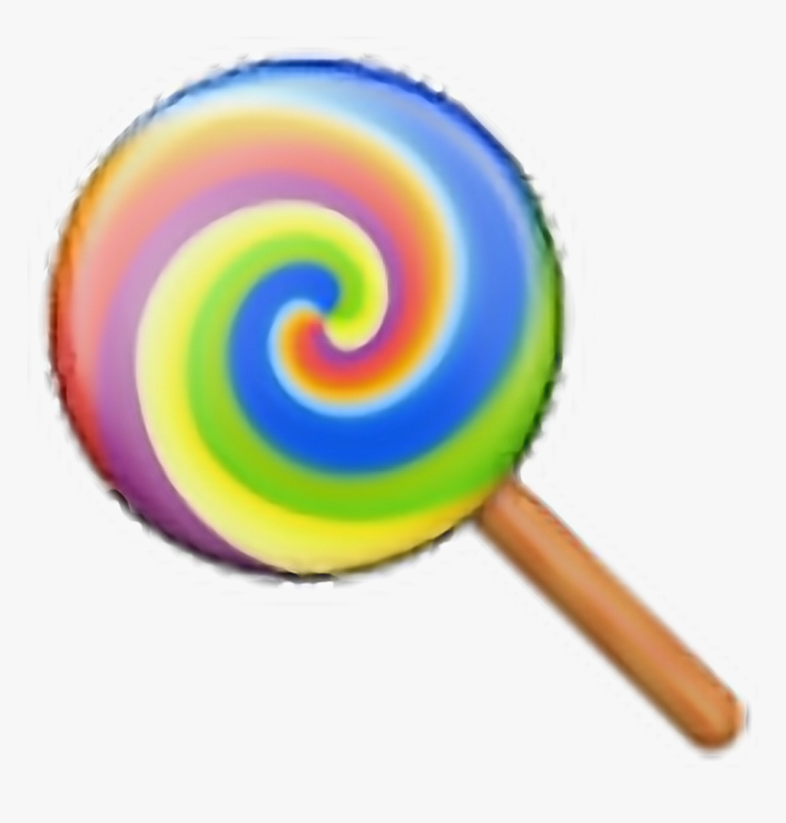 Emoji Png Edit Tumblr Overlay Freetoedit - Iphone Lollipop Emoji, Transparent Png, Free Download