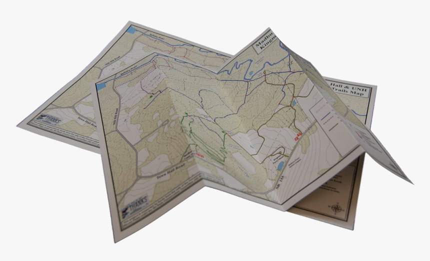 Folded Map Png - Paper Map Transparent Background, Png Download, Free Download