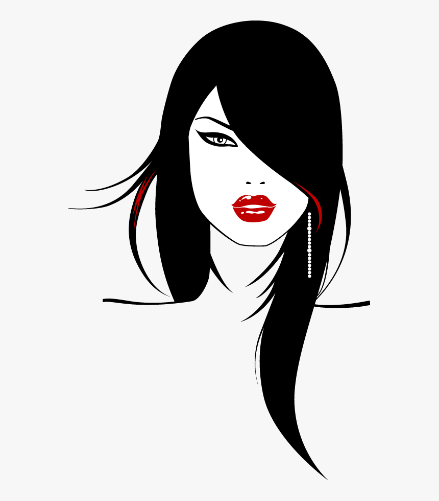 Svg Stock Beauty Vector Woman Side Face - Silueta De Rostro De Mujer, HD Png Download, Free Download