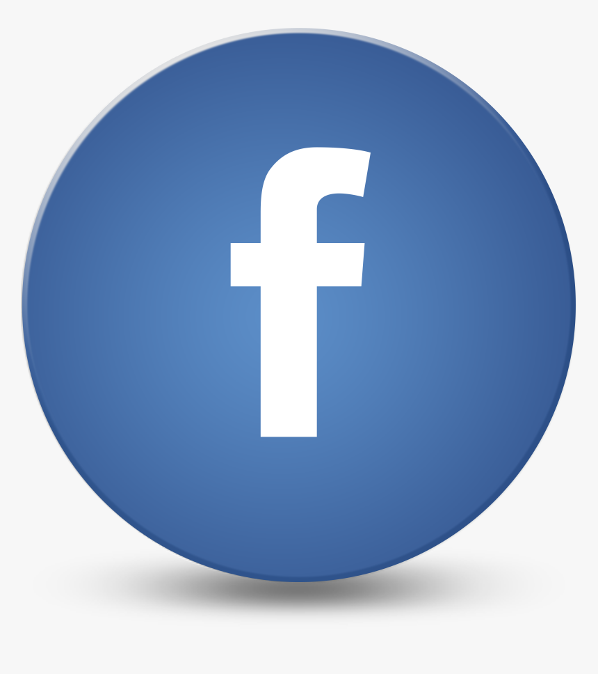 Round Facebook Logo Like Pictures To Pin On Pinterest - Logo Png Facebook Redondo, Transparent Png, Free Download