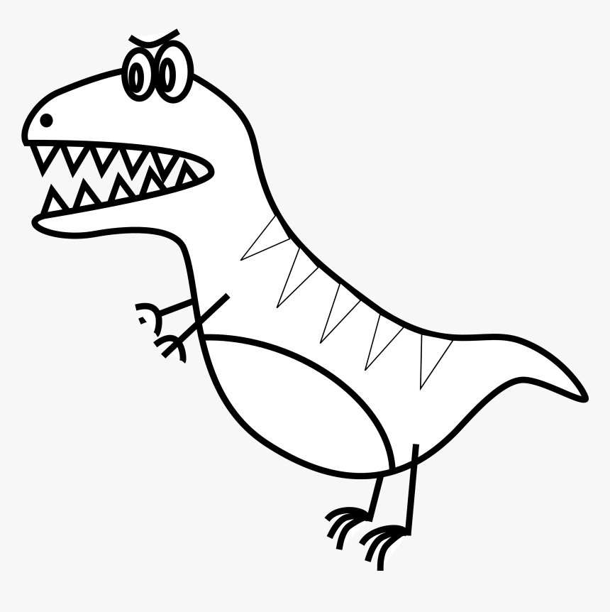 Drawn T Rex Easy, HD Png Download, Free Download