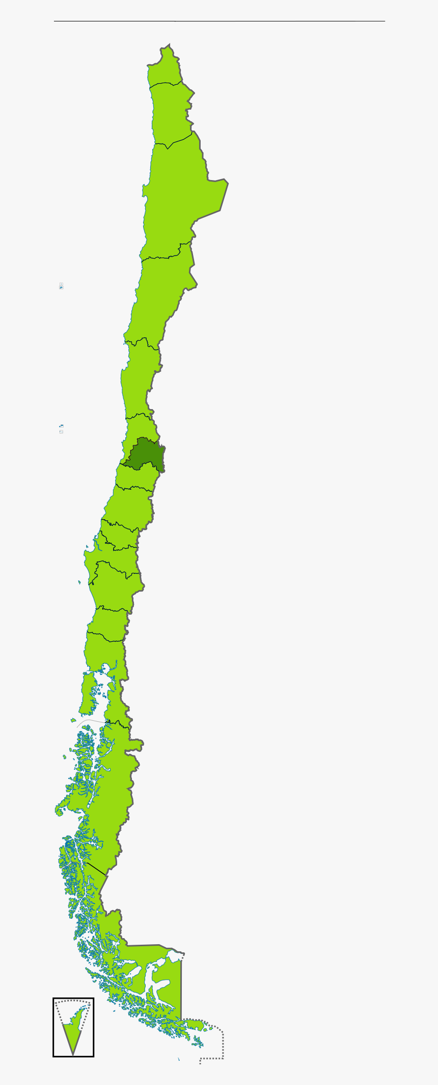 Chile Map Black, HD Png Download, Free Download