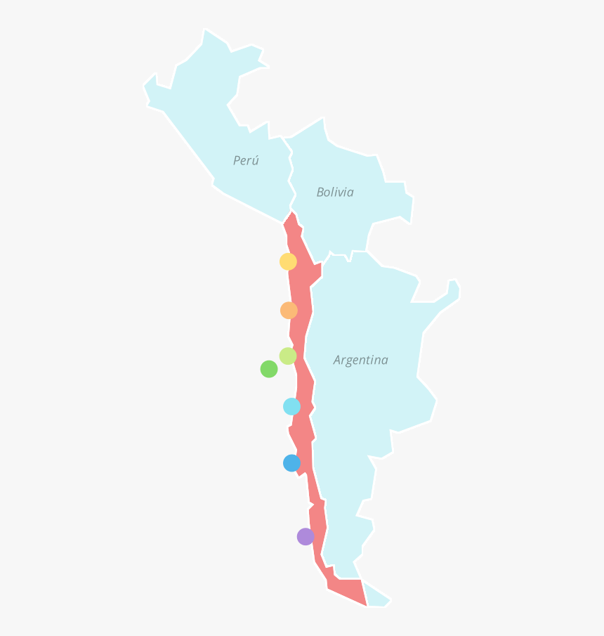 Transparent Chile Mapa Png - Turistico Mapa De Chile, Png Download, Free Download