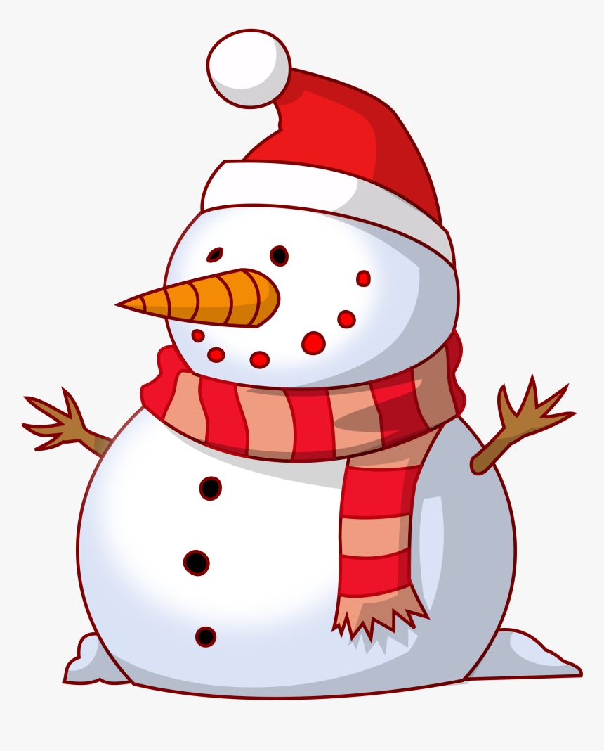 Vector Snowman Transparent - Christmas Clipart, HD Png Download, Free Download