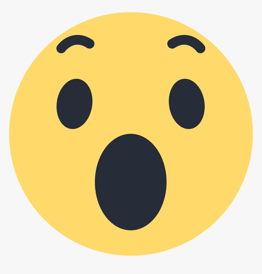 Facebook Wow Emoji Like Png - Facebook Wow Reaction Png, Transparent Png, Free Download