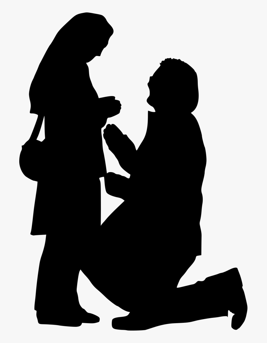 Proposal Silhouette Png - Portable Network Graphics, Transparent Png, Free Download