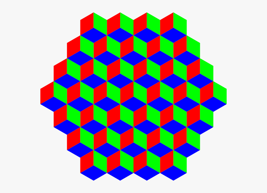 3d Hexagon Svg Clip Arts - Cubo Hexagono, HD Png Download, Free Download