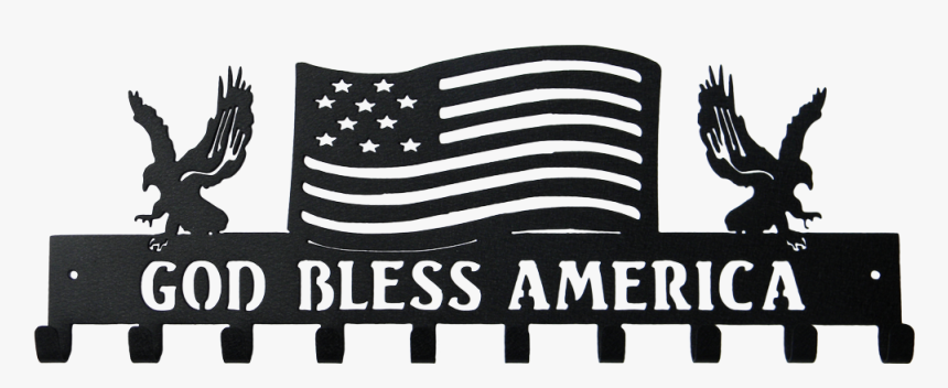 God Bless America Medal Holder - God Bless America On Transparent, HD Png Download, Free Download