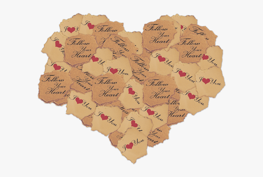 Torn Paper Heart Png Stock Photo - Paper Heart Png Transparent, Png Download, Free Download