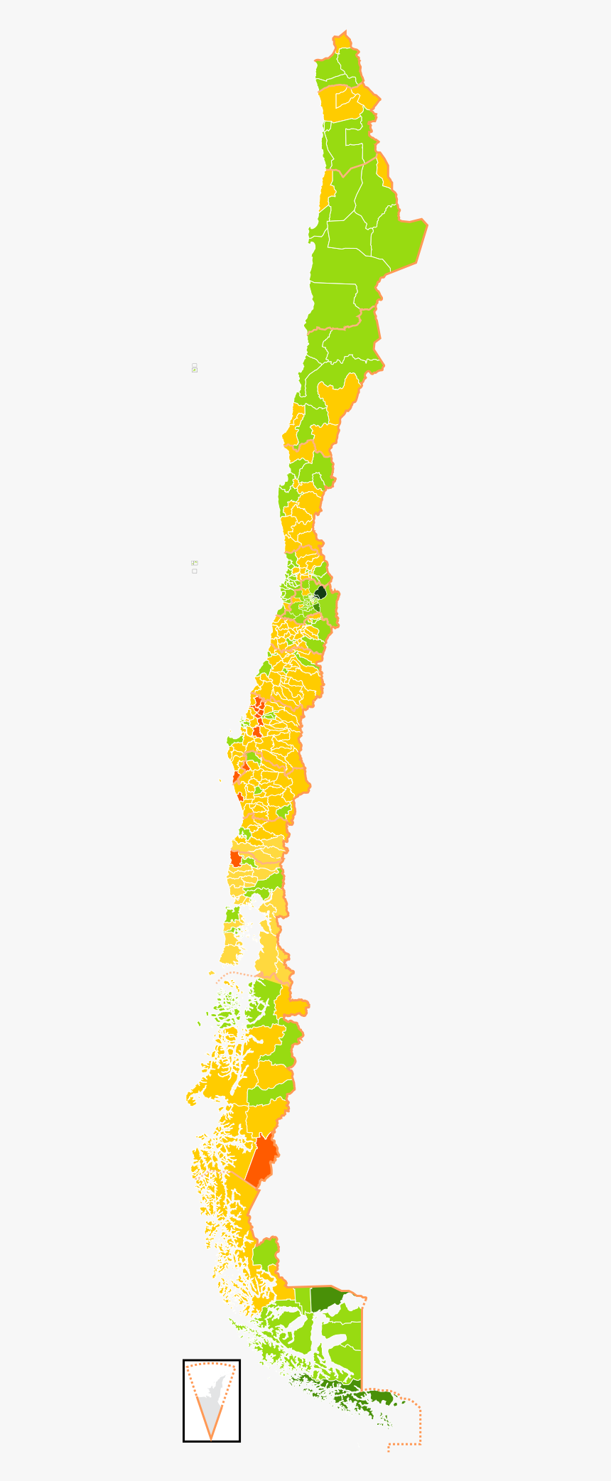 Chile 2017 Election Results By Region, HD Png Download, Free Download