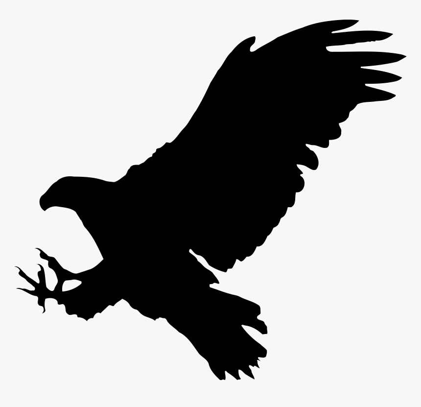 Eagle 9 Silhouette Icons Png - Bird Of Prey Clipart, Transparent Png, Free Download