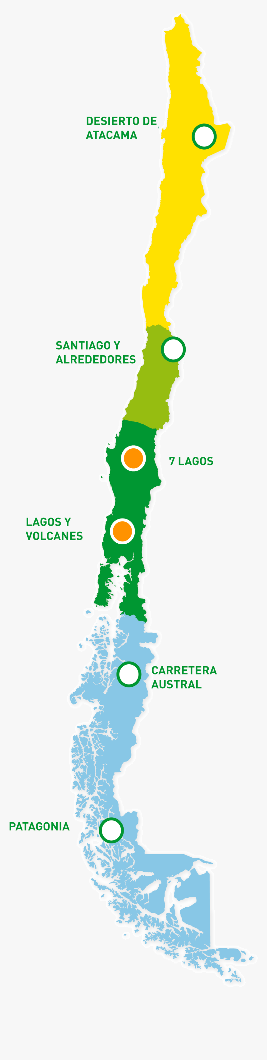 Chile Andescampers Andescerrental Andesrentacar Mietwagenchile - Chilean Industrial Regions, HD Png Download, Free Download