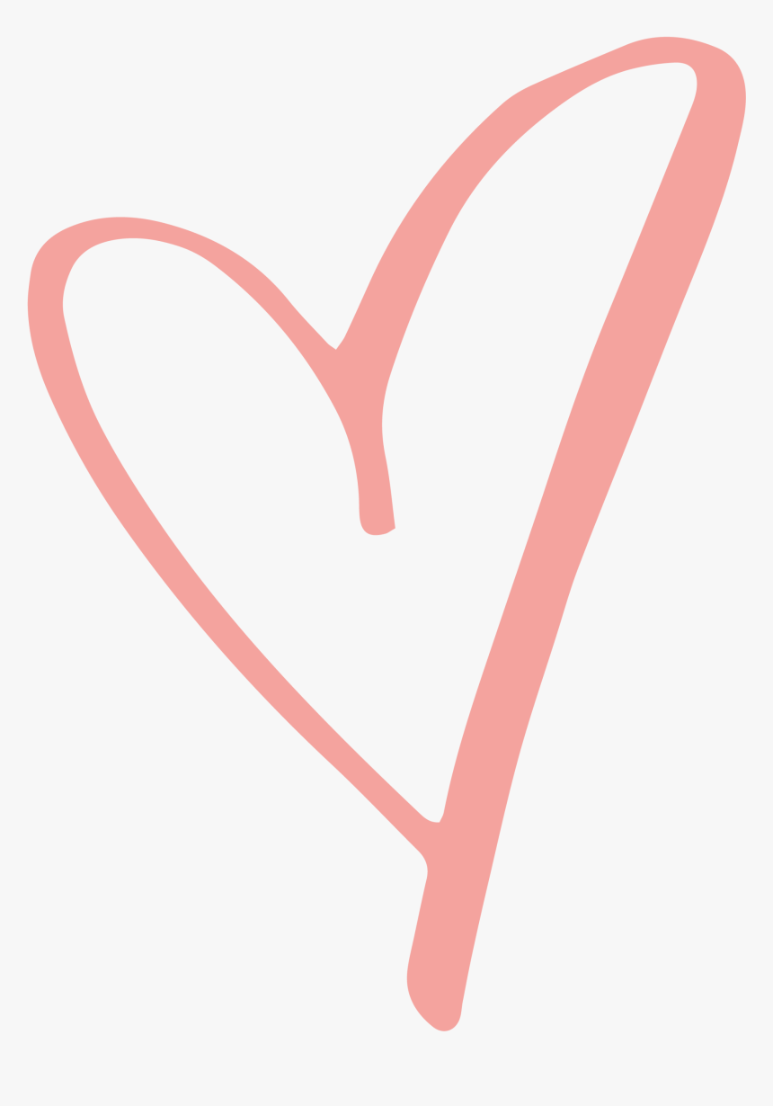 Rustic Clipart Love Heart - Pink Heart Transparent Background, HD Png Download, Free Download