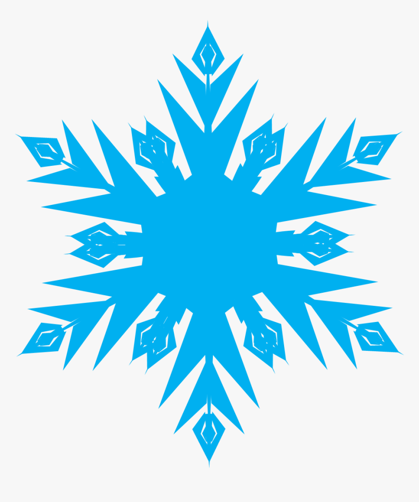 Transparent Snowflake Clipart - Transparent Background Snowflake Frozen, HD Png Download, Free Download