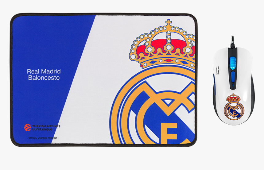 Transparent Real Madrid Crest Png - Amazon Alfombrilla Raton Real Madrid Azul, Png Download, Free Download