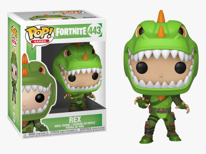 Rex Pop Vinyl Figure - Funko Pop Fortnite Rex, HD Png Download, Free Download