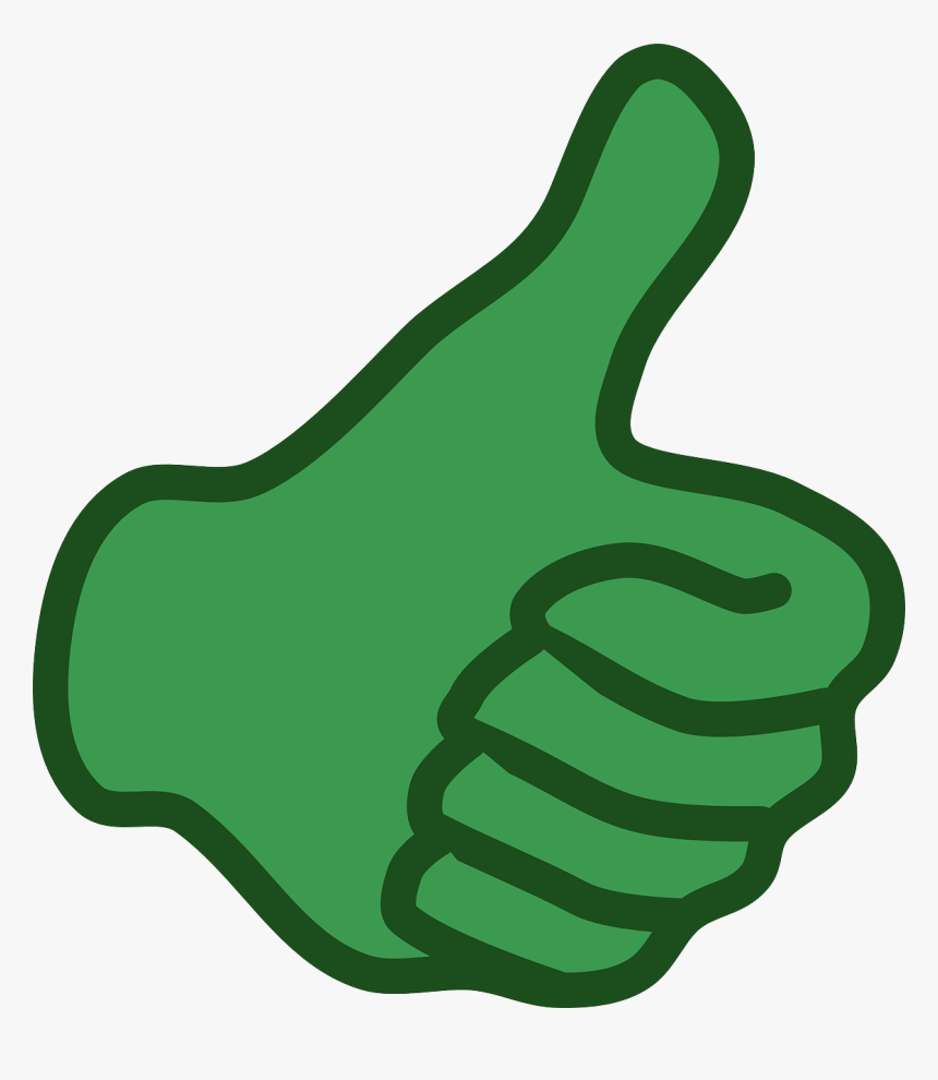 Like Png - Green Thumbs Up Clip Art, Transparent Png, Free Download