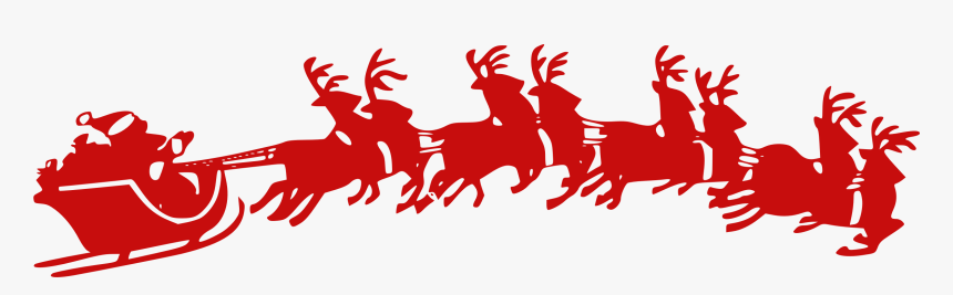 Santa Sleigh Png, Transparent Png, Free Download